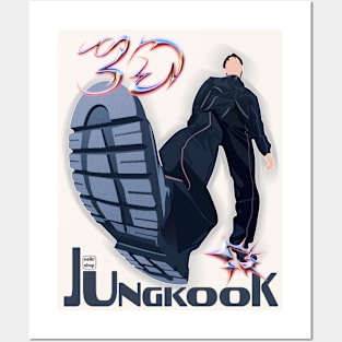 3D jungkook Posters and Art